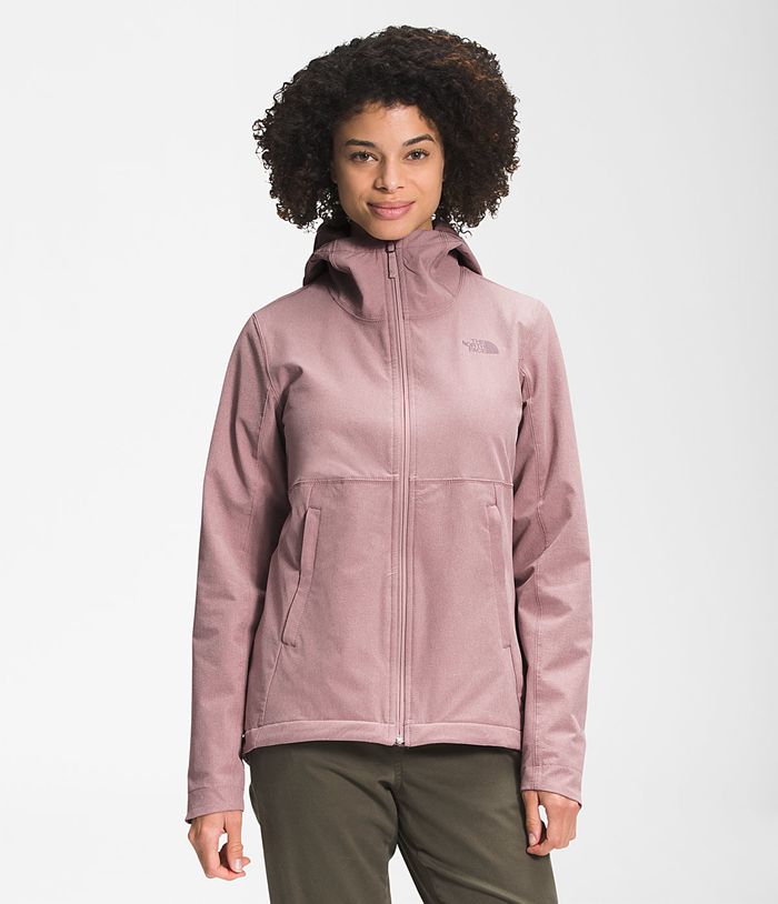 The North Face Softshell Jacket Shelbe Raschel Hoodie Light Purple - Womens - Thailand AZTPR-5263